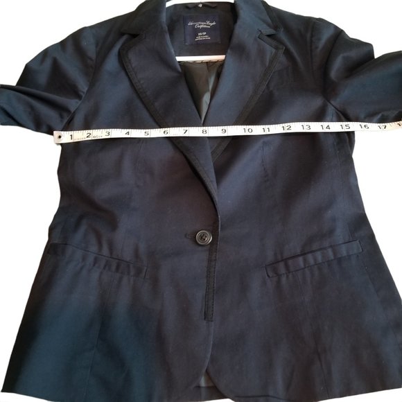 American Eagle XS  Navy Blue Blazer Ladies Jacket/Coat - Picture 3 of 11